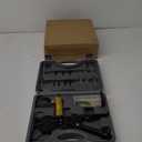 Orion Motor Tech Brake Bleeder Kit with Hand Vacuum Pump and Adapters, Brake Bleeding Kit for Brake Fluid Power Steering Fluid More, Vacuum Brake Bleeder Pump with Pressure Gauge (Gray)