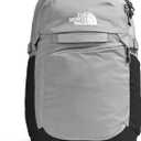The North Face Router Everyday Laptop Backpack - Daypack, Water Repellent, Laptop Sleeve, Reflective Details, Meld Grey/TNF Black-NPF, One Size