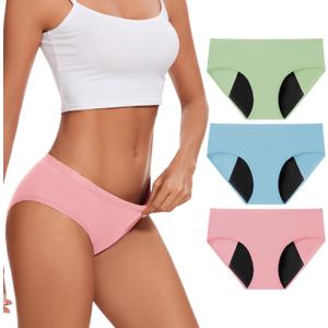No-side-leaks Leakproof 2.0 Heavy Flow Period Underwear for Women (3X-Large)