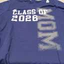 Proud Mom Of A 2026 Graduate Grad Senior Mother Graduation T-Shirt Blue 3X