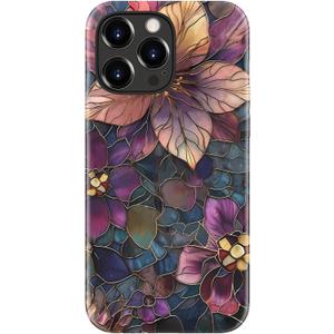 DorisMax for iPhone 13 Pro Max Case Cute, Preppy Trendy Floral Design