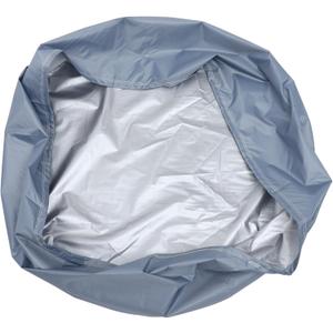 Round Pool Cover and Outdoor Bath Cover Foldable Fits Standard for Use Diameter Height (82X82X30CM, Gray)