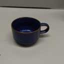 Gomakren 6 Ounce Cappuccino Cups with Saucers and Metal Stand, Stackable Coffee Cup Set of 4, Mothers Day Porcelain Espresso Cups for Coffee Drinks, Cappuccino, Latte, Americano, Tea, Cobalt Blue