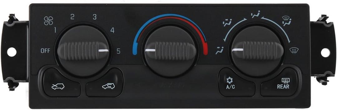 DICMIC Front A/C Heater Climate Control Module Compatible with 1999-2002 Chevrolet Silverado 1500 2500 GMC Sierra 1500 2500 2001-2002 Chevrolet Silverado 1500 HD 2500 HD Replace# 599-218, 15054697