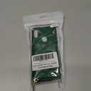 Detachable Crossbody Strap Wallet Case for Samsung Galaxy A11/M11 with Zipper Purse, Multi Card Slots and PU Leather Stand Shockproof Cell Phone Cover for A 11 11A Women Green