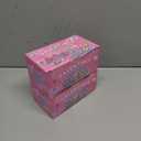 2 x Valentines Day Gifts for Kids, Valentines Unicorn Donut Erasers with Cards, Classroom Exchange Prizes & Party Favors, Ideal Valentine Gifts for Boys Girls, School Classroom Prize Exchange (Ice cream)