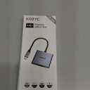 USB C to Dual HDMI Adapter 4K@30Hz, KOZYC USB C Hub Multiport Adapter with 2xHDMI, USB 3.0, 100W PD, Support USB C to HDMI Splitter Extended Display for MacBook Pro (MST is not Supported on MacOS)