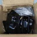 Lonffery 8 Pack Recessed D-Ring Tie Down Anchors (6,000 lb. Capacity), Heavy Duty Kit for Trailer or Deliveries, Black