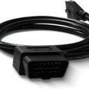 OBD2 Adapter Cable 16 Pin to 10 Pin Cable for PT30 ELD Logging Device Logbook Compliant for ECM w and DOT Work with Most Commercial Trucks ELD Trucking Device