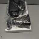 Anti-Static Espresso Grinder with Self-Cleaning Burr, 48 Precise Settings, Coffee Grinder for Home Use, Coffee Bean Grinder with Storage Box & Dosing Cup, Less Mess, More Flavor,Black