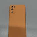 for Galaxy S20 Case, Liquid Silicone Slim Soft TPU Fit Full Body Protection Shockproof Phone Cover for Galaxy S20 6.2" 2020 (Kumquat)