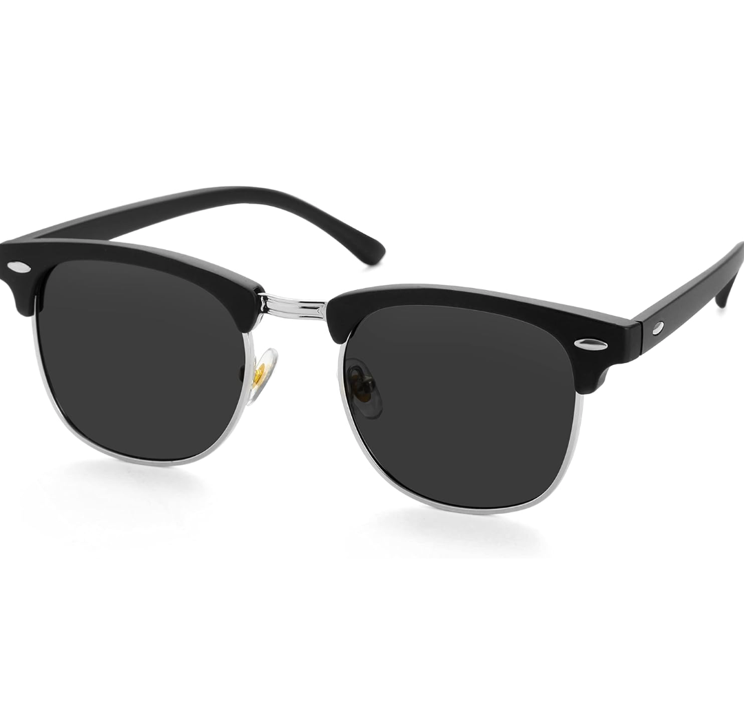 Kursan Classic Semi Rimless Polarized Sunglasses for Men Women Sports Sun Glasses
