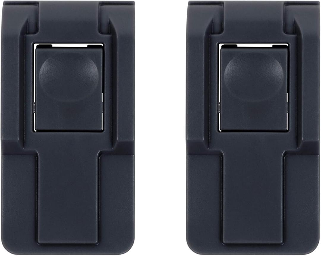 Pelican Replacement Push Button Latches, Medium, Black (Set of 2)