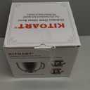 Stainless Steel Mixer Bowl for KitchenAid 4.5 Quart / 5 Quart TiltHead Stand Mixers, KSM150 Stainless Steel Mixer Bowl Replacement, 4.5QT/5QT Bowl for KitchenAid Mixer, Silver