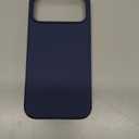 ORNARTO Compatible with iPhone 17 Pro Max Case 6.9", Slim Liquid Silicone 3 Layers Soft Gel Rubber Shockproof Protective Cover with Anti-Scratch Microfiber Lining, Navy Blue