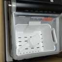 Nugget Ice Maker Countertop,55LBS/Day Ready in 4 Mins, Stainless Steel