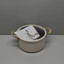 BEZIA 6 QT Stainless Steel Stockpot with Lid, Casserole with Lid, Soup Pot with Sturdy Handle, Even Heat Distribution, Induction Cooking Pot for All Stoves, Ideal for Soups & Stews