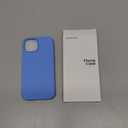 ORNARTO Compatible with iPhone 15 Case 6.1, Slim Liquid Silicone 3 Layers Full Covered Soft Gel Rubber Phone Case, Anti-Scratch Shockproof Protective Cover 6.1 Inch, Sky Blue