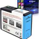 T850 Ink Cartridge T8505 T850500 Remanufactured Work for SureColor P800 (1-Pack, Light Cyan) (LC)