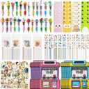 Cute Return Gifts Party Favors Supplies, 24 Pack Birthday Goodie bags,Stationery Party Pack Classroom Gifts Kids Class Rewards Prizes
