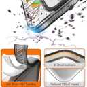 for iPhone 17 Case Cute - Durable Shockproof 6.6 ft Drop Impact Phone Case - Funny UFO Design (6.3") Black