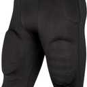 CHAMPRO Safety Practice Football Pants with Pads (Medium, Black)