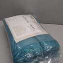 WARMDERN Teal Blue Flannel Velvet Duvet Cover King Size Duvet Cover Bedding Sets, 3pcs Ultra Soft Luxury Textured Modern Crystal Velvet Duvet Covers with Zipper Closure(Teal Blue, King)