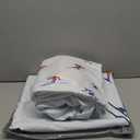 Ski Sheet Set Twin Size,Winter Skiing Extreme Sports Bedding Set 3Pcs for Kids Girls Boys Skiers Room Decor,Cartoon Red Navy Ski Player Bed Sheet,Blue White Fitted + Flat Sheet,1 Pillowcase (Color 28)