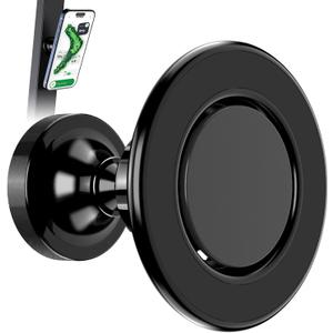 Magnetic Golf Cart Phone Holder - 360 Rotating,Golf Carts Accessories Compatible with iPhone 16/15/14/13/12,Phone Mount Fit for Samsung/Android on EZGO/Club Car/Yamaha,Men Women