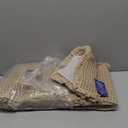 MIULEE Set of 2 Waffle Bathroom Rugs, Boho Bath Rugs Non Slip Washable, Super Absorbent Bath Mats, Ultra Soft Rubber Backed Shower Mats for Bathroom Floor, Tub and Shower, Brown, 20x32 Inch