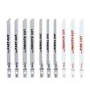 A14AK10 for Ryobi Jig Saw Blades Assortment, All-Purpose Jig Saw Blade Kit (10-Piece)