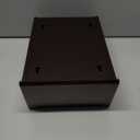 LANDVOI Wall-Mount Mailbox with One Flag Kit and Three Sets of 0-9 Mailbox Number Stickers, Mailboxes for Outside, Galvanized Steel Rust-Proof Metal Post Box, 7.1"x3.9"x10.24", Textured Bronze AMB05R