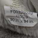 Threshold, Anti-Microbial Grey Solid Polyester Throw Blanket 90'' x 94''