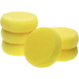 Penta Angel Round Sponges 6pcs 3inch Yellow Painting Sponges Synthetic Artist Sponge Watercolors Sponge for Art & Craft Pottery Clay Cleaning Ceramics Wall