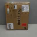 Adjustable Dog Gate - 13-22 Inch Height, 18-43 Inch Width Extension - No Drill Pet Gate for Doorways, Stairs, Puppies - Heavy Duty Metal Safety Gate (White)