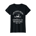 Witches Brew Coffee Co halloween stop for a spell since 1692 T-Shirt S