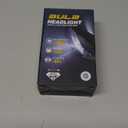 Fit for Ford Focus 2012-2018 Light Bulbs, High Beam and Low Beam Combo, Direct Plug Design with Cooling Fan,6000K White, Pack of 4