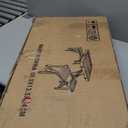 STONCEL Folding Table and Chairs Set, Portable Picnic Table with 4 Seats for Outdoor Camping Picnic BBQ, Party and Dining(Wooden) (28.34 in x 33.46 in x 26 in)