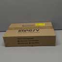 Nestable Buffet Risers - 6 Pcs White Acrylic Food Risers with Signs & Markers – Sturdy Dessert Table Display Stands for Parties, Catering, Jewelry & Collectibles (Easy-Store Stackable Cubes: 8", 7", 6", 5", 4", 3")