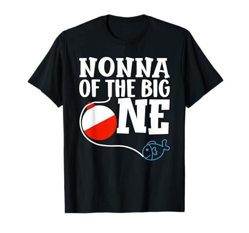 Nonna of The Big One Fishing Boy First Birthday Ofishally T-Shirt, Size XXL 