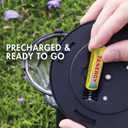 Tenergy Solla Premium Rechargeable NiMH AA Battery, 1300mAh Solar Batteries for Solar Garden Lights, Anti-Leak, Outdoor Durability, 5+ Years Performance, UL Certified, Pre-Charged 12 Pack
