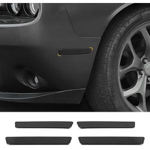 JeCar Smoked Side Marker Light Fender Flares Exterior Accessories Compatible with Dodge Challenger 2015-2023