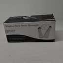 Blue Elf Shiatsu Electric Neck Back Massager Pillow 3D Kneading with Heat for Shoulder, Lower Back, Foot, Leg Muscles Pain Relief Relax in Car Office and Home (Gray)