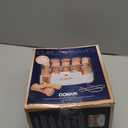 Conair Double Ceramic Hot Rollers for Long, Medium, and All Hair  Hair Curler  Hair Roller Clips Included  1/2 inch, 3/4 inch, and 1 inch Rollers