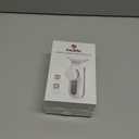 Heated USB Nano Eye Moisturizer & Soother - Portable Drops Steamer for Dry Eye, Rechargeable Electric Mist Sprayer With Warm Compress for Stye Relief, Home & Travel, Off White