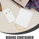 Fake Charger Plug For Diversion Phone Charger Secret Hiding Diversion Case Safe Hidden Compartment Secrets Box for Keys Cash Valuables Jewelry (White)