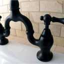 Kingston Brass KS7755ALBS English Country Bridge Kitchen Faucet, Oil-Rubbed Bronze, 8 x 8.25 x 14.5