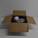 HOMELEX Large Black Plastic Witches Cauldron with Smoke LED Halloween Skeleton Candy Bowl Decoration Indoor Outdoor Party Table Decor