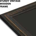 Rustic Wood Framed Chalkboard, 36" x 24" Wall-Mounted Blackboard for Kitchen, Restaurant Menu, Office & Home Dcor