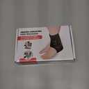 Cordless Foot Massager for Neuropathy, Foot and Ankle Massager, Ankle Heating Pad with Massage, 6 Heating, 3 Massage Modes & Timer, Gray